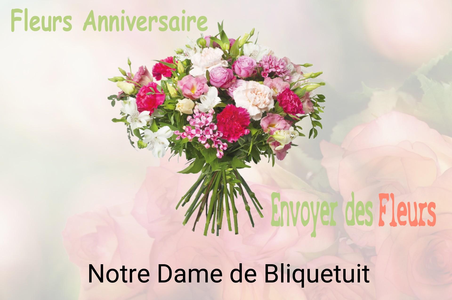 Bouquet de fleurs d’anniversaire livré à Notre-Dame-de-Bliquetuit
