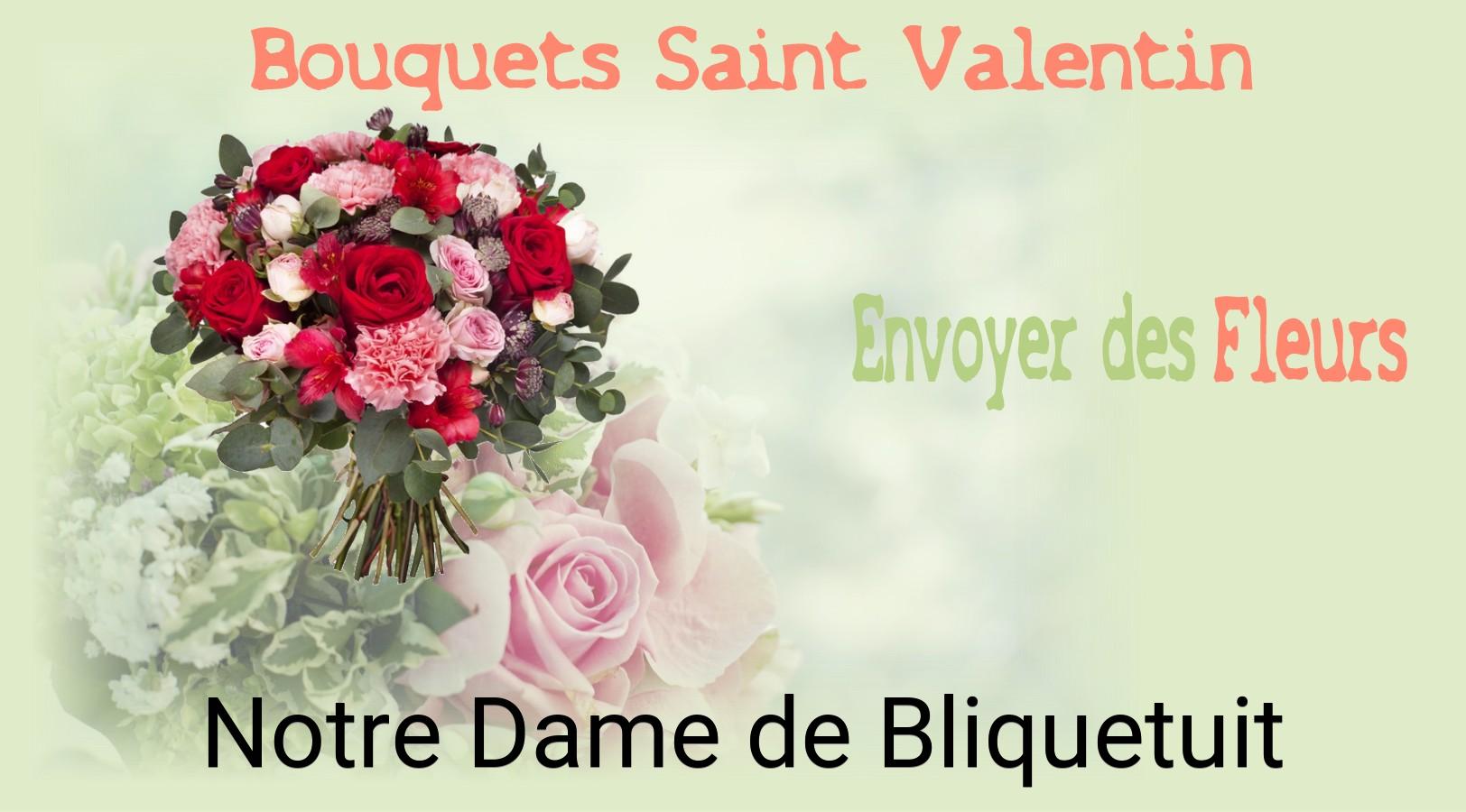 Roses de Saint-Valentin livrées à Notre-Dame-de-Bliquetuit
